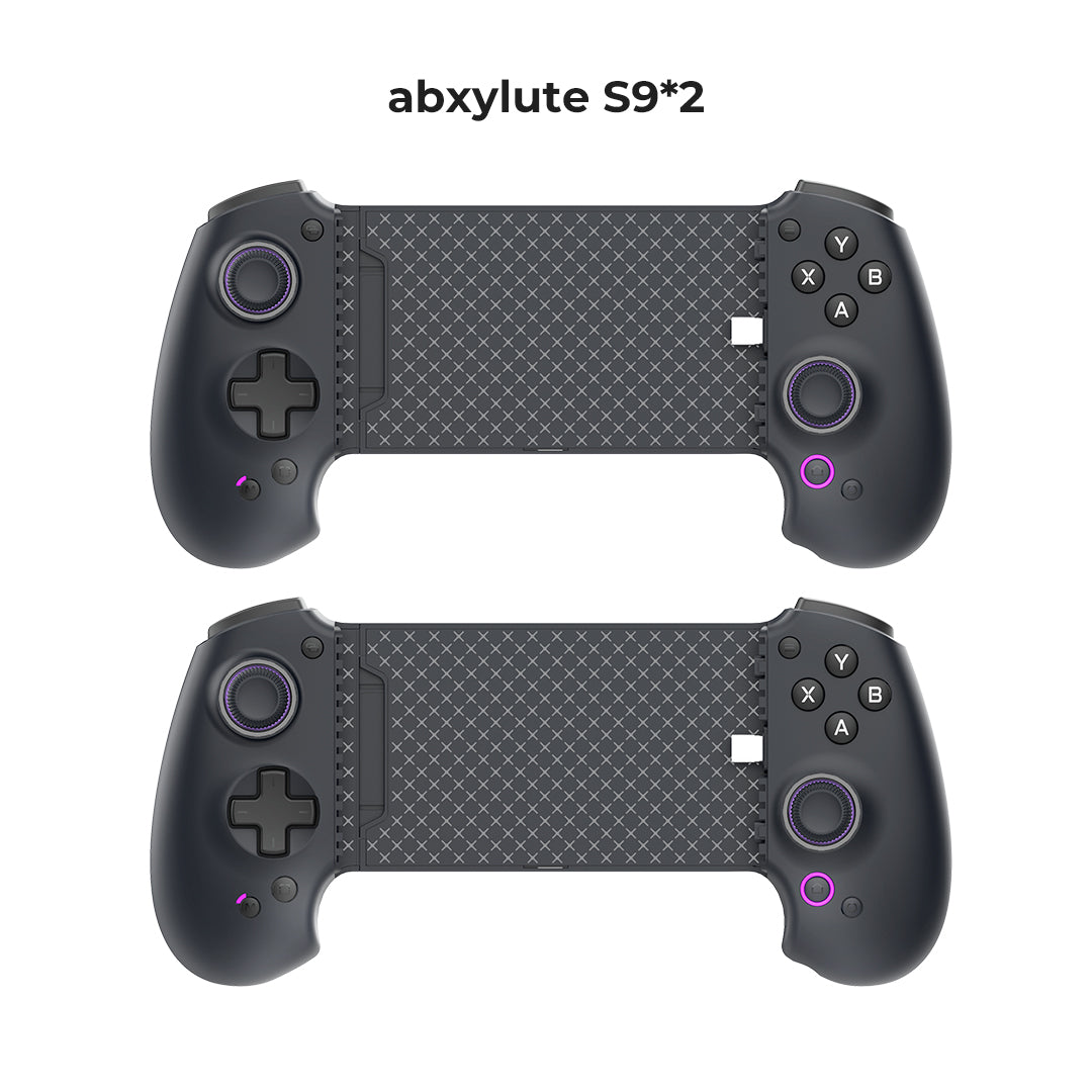 abxylute S9 Mobile Gaming Controller, Supports Playing While Charging, Compatible with iPhone (Including iphone 17 Series), Android, and Tablets