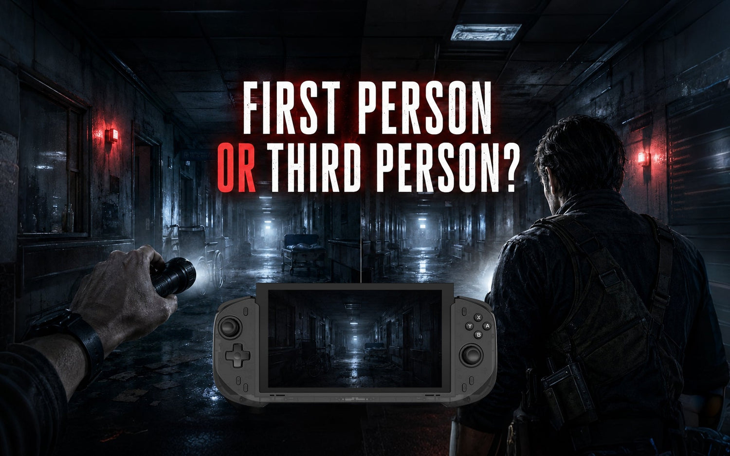 Resident Evil Requiem first person and third person gameplay comparison on Nintendo Switch 2