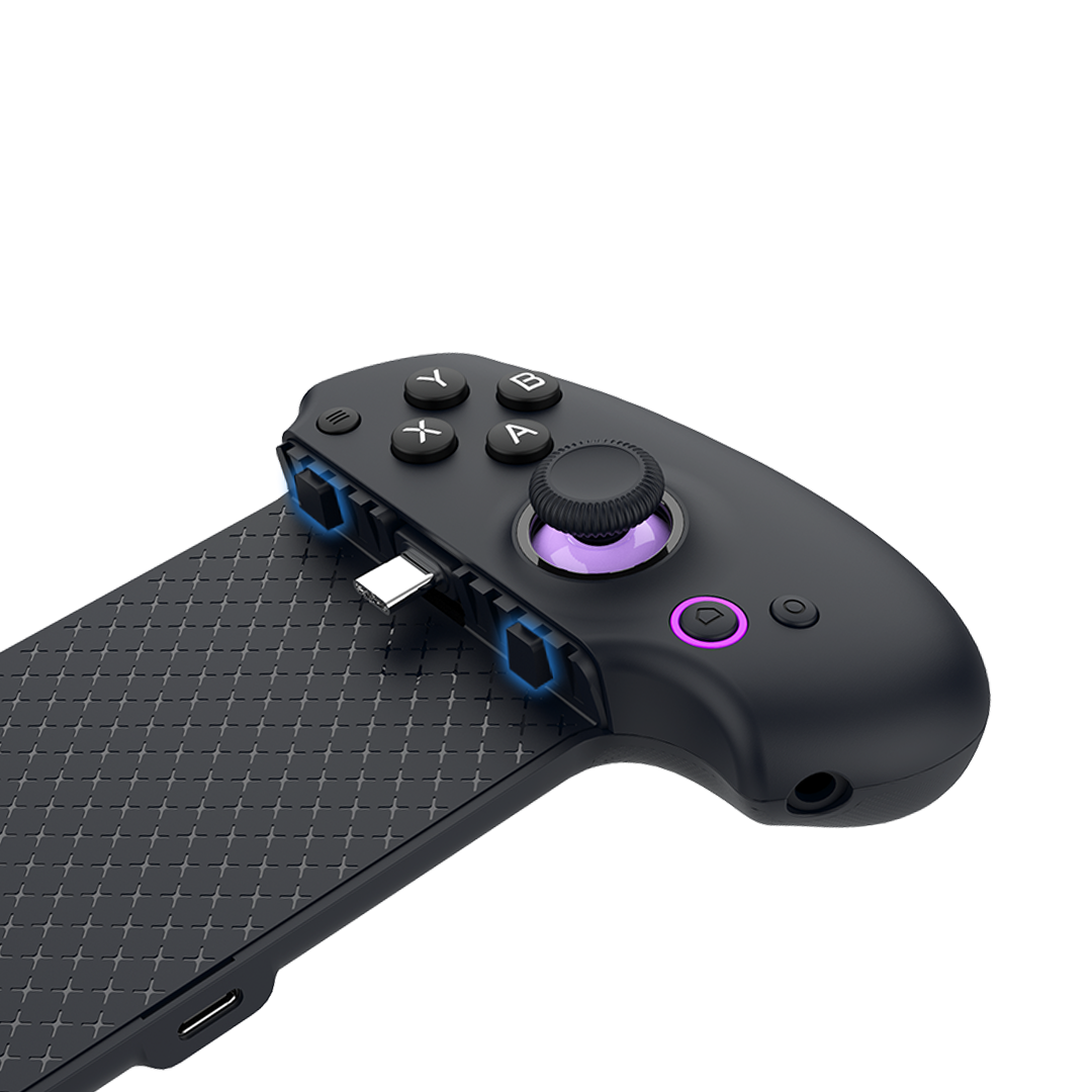 abxylute S9 Mobile Gaming Controller, Supports Playing While Charging, Compatible with iPhone (Including iphone 17 Series), Android, and Tablets