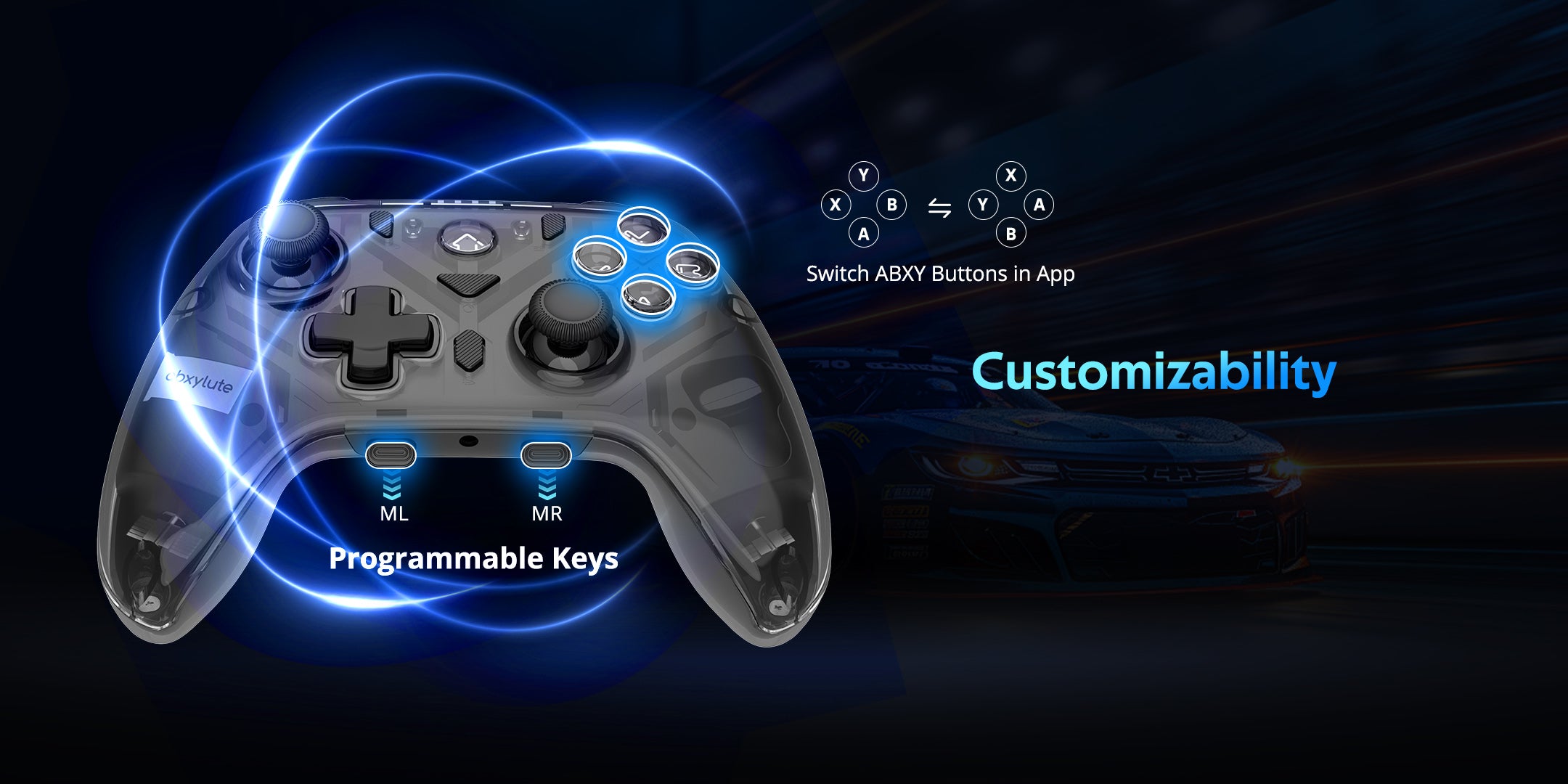 abxylute C8 Wireless Gaming Controller