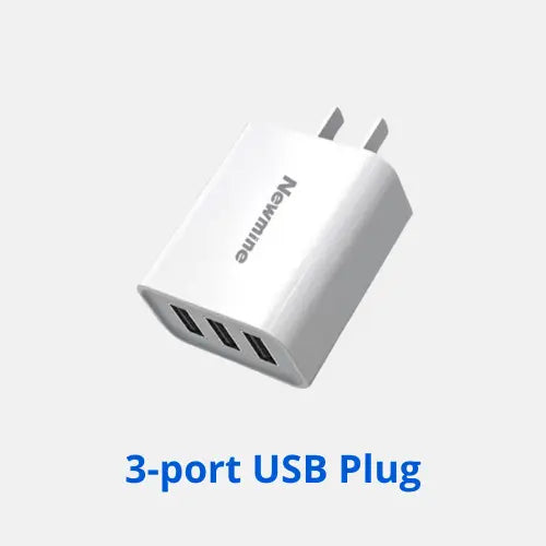 3-port USB Plug abxylute