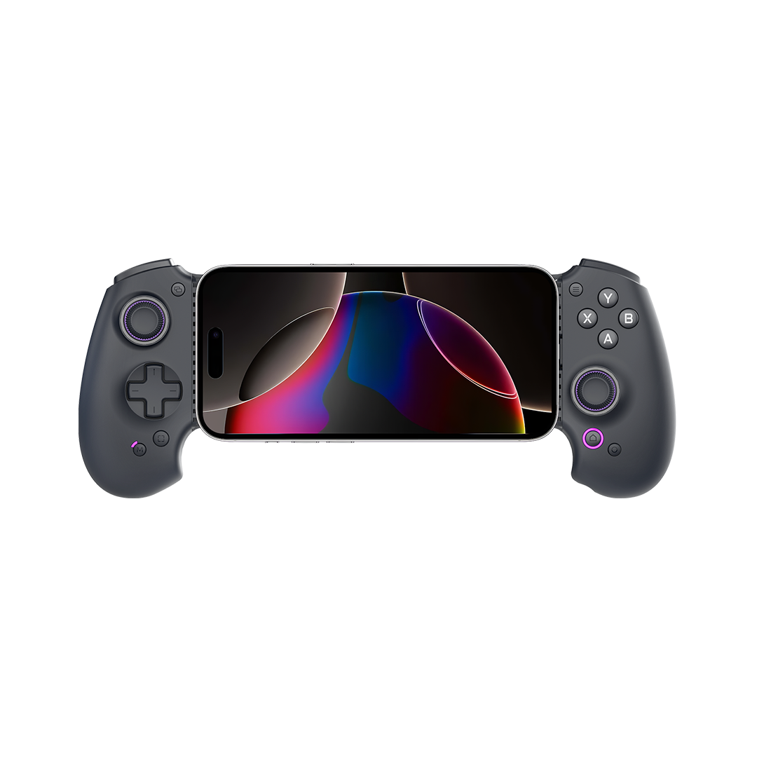 abxylute S9 Mobile Gaming Controller, Supports Playing While Charging, Compatible with iPhone (Including iphone 17 Series), Android, and Tablets